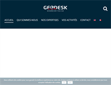 Tablet Screenshot of geodesk.fr